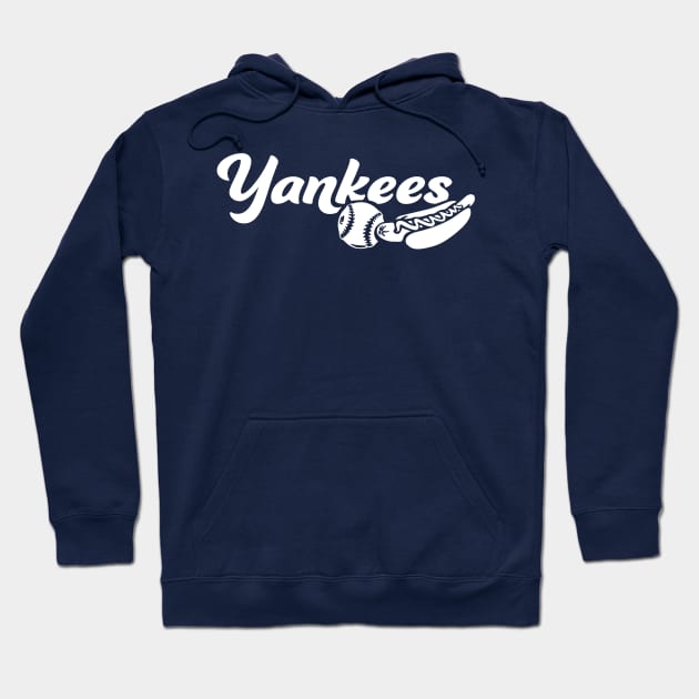 Yankees Ball and Dog Hoodie by Throwzack